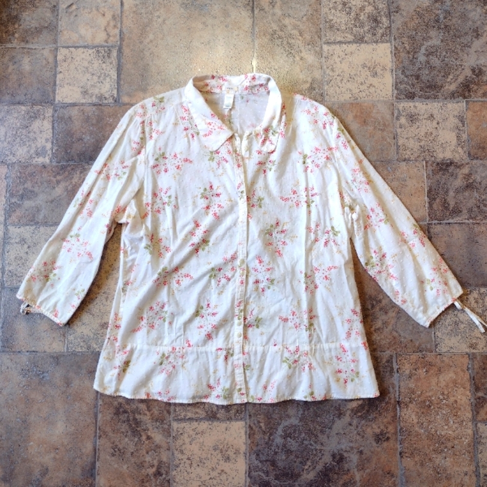 Old Navy Easy Fit floral top XXL